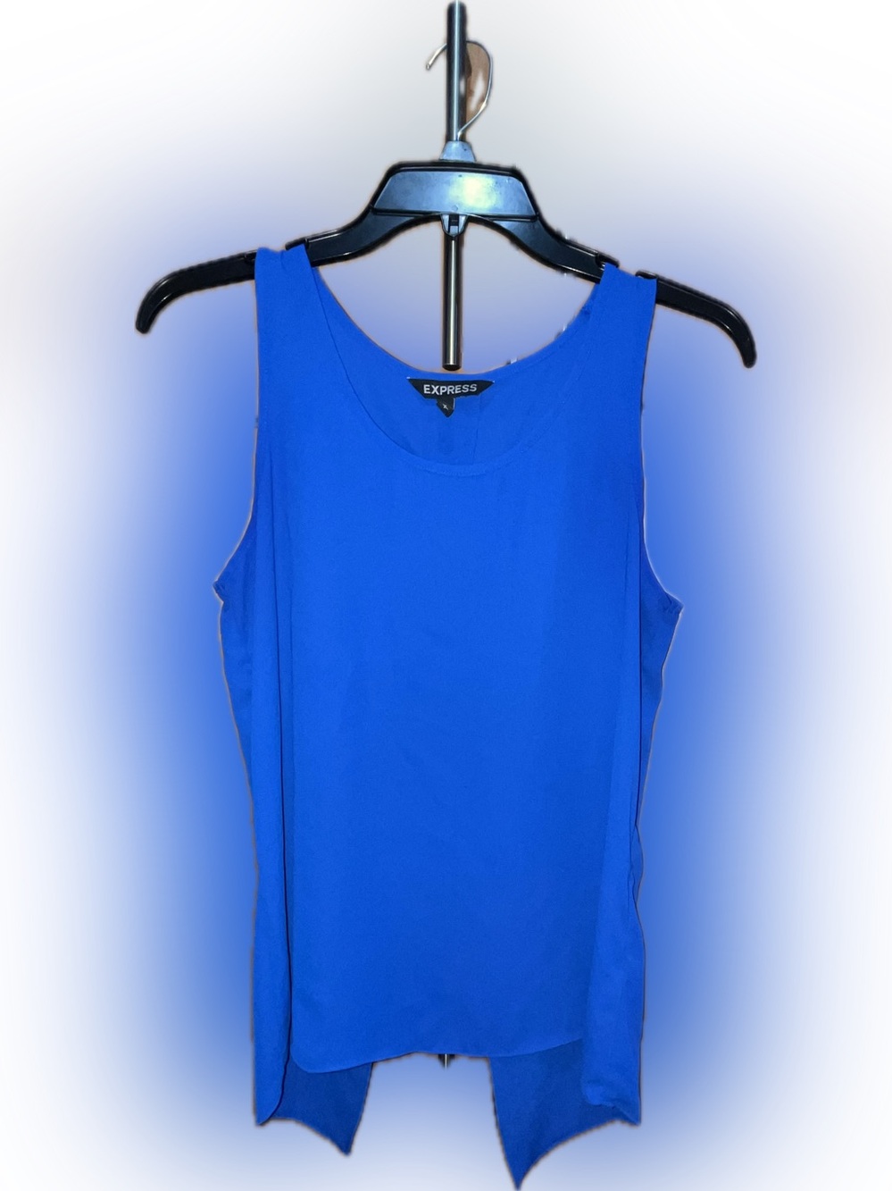 Express Royal Blue Sleeveless Scoop Neck Tank S and M